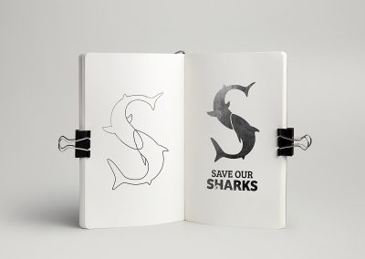 Save Our Sharks logo concept